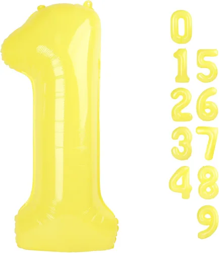 Miniatura 118 de Globos de números de 5 globos de 40 pulgadas, decoraciones de cumpleaños azules para niños y niñas, globos de números azul marino grandes