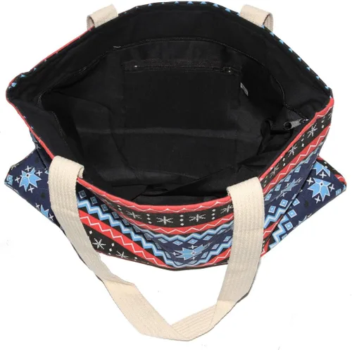 Miniatura 3 de Bolso bohemio hippie con asa superior, bolso de mano, tamaño grande