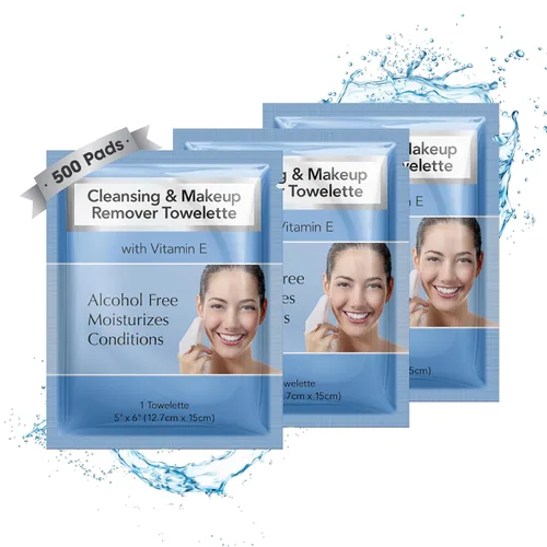 Miniatura 13 de Diamond Wipes Toallitas limpiadoras faciales e impermeables, caja de 50 toallitas, toallitas sin alcohol con vitamina E