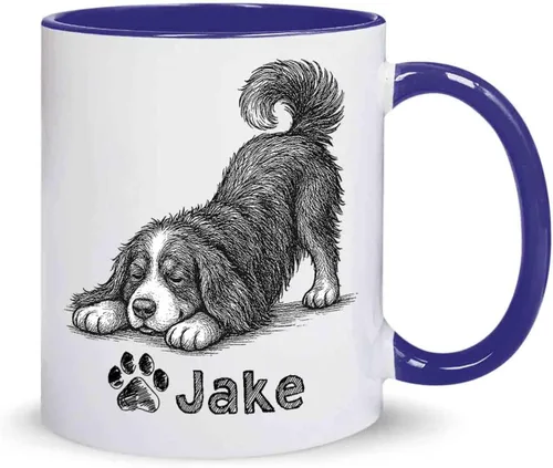Miniatura 10 de Taza de café de perro Cocker Spaniel americano con nombre personalizado, tazas personalizadas de perro Cocker Spaniel americano, regalos de Cocker