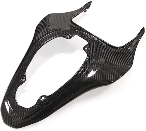 Z900 - Cubierta lateral para asiento de motocicleta de fibra de carbono real, compatible con Kawasaki Z900 Z 900 Z-900 2017 Accesorios de motocicleta