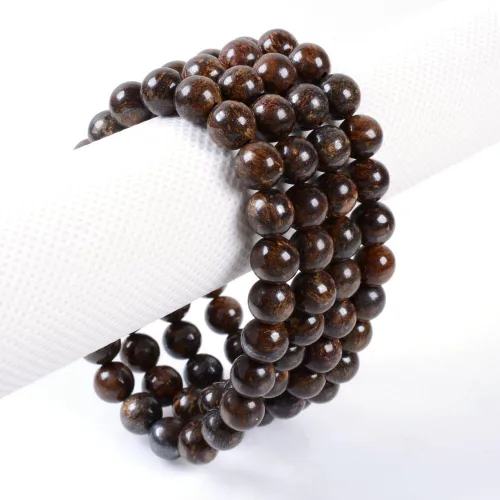 Miniatura 3 de Justinstones 8mm Round Beads Stretch Bracelet 7 Inch Unisex