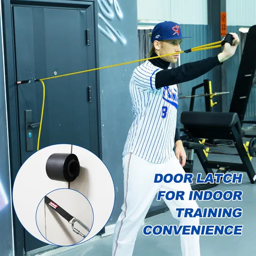 Miniatura 8 de SunNordik Bandas de resistencia para lanzadores, equipo de entrenamiento de béisbol y softbol para mejorar la fuerza del brazo y el entrenamiento