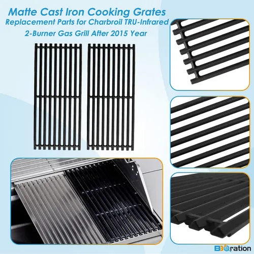 Miniatura 6 de 17 x 8 3/4 Rejillas de parrilla para Charbroil TRU Infrared 463644220 463632320 463642316 463675016 463644220 G369-0030-W2, Rejillas de parrilla