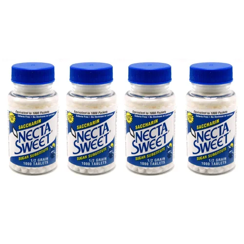 Miniatura 4 de Necta Sweet Tabletas de sacarina, 1/2 grano, 1000 tabletas (paquete de 2)