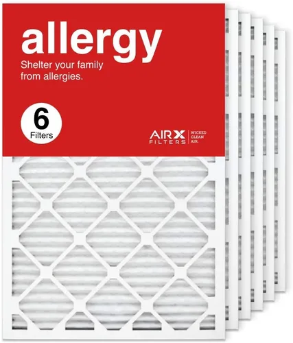 Miniatura 11 de AIRx Filters Filtro MERV 11 para horno de aire 10 x 30 x 1 para alergias, polvo y caspa de mascotas (paquete de 6), filtro de repuesto plisado