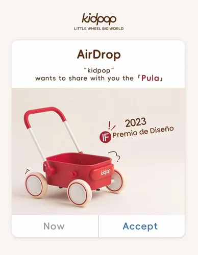 Miniatura 7 de PULA - Andador de empuje para bebé con ruedas para niños pequeños, juguetes para bebés de 6 a 12 meses, regalos de cumpleaños de 1 año, para Rojo