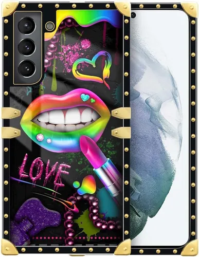 Miniatura 138 de Funda compatible con Samsung Galaxy Note 10 Plus, Lipstick Lips Note 10 Plus para niñas, TPU suave a prueba de golpes, protección rígida