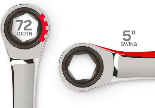 Miniatura 3 de Llave combinada Tekton WRN53117 de trinquete, 0.67 pulgadas