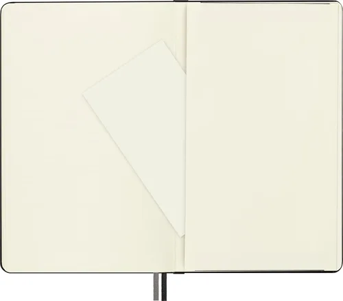 Miniatura 6 de Moleskine Cuaderno clásico expandido, tapa dura, grande (5 x 8.25 pulgadas), punteado, negro, 400 páginas