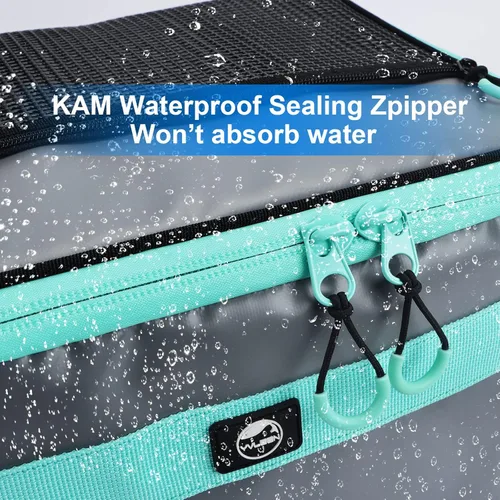 Miniatura 4 de YVLEEN Enfriador de tabla de remo impermeable, enfriador de SUP, material de PVC duradero, bolsa de cubierta con bolsillo superior de malla, correas