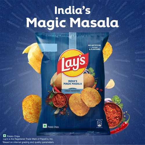 Miniatura 4 de Lays Wafers Magic Masala - Paquete de 1.83 oz, India