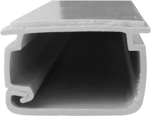 Miniatura 3 de Construct Pro - Paquete de 5 canaletas de sección de 4 pies x .87 pulgadas (blanco)