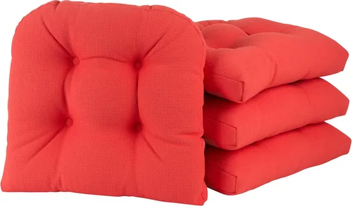 Miniatura 110 de Klear Vu Gripper Overstuffed - Cojines universales antideslizantes para silla de comedor para decoración de cocina o uso de oficina, almohadilla
