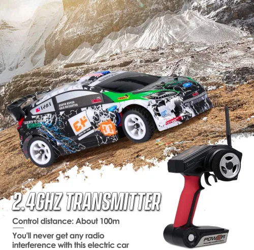 Miniatura 5 de GoolRC WLtoys K989 - Coches de control remoto a escala 1:28 de 2.4 GHz, auto de carreras de alta velocidad 4WD 30KM/H, autos de deriva RC