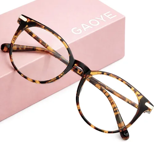 Miniatura 18 de Gaoye GY1688 - Paquete de 2 lentes de bloqueo de luz azul, marco redondo retro, antifatiga ocular, lentes para computadora para mujeres y hombres