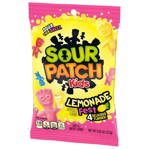 Miniatura 11 de SOUR PATCH KIDS Lemonade Fest Soft & Chewy Gummy Candy, 8.02 onzas