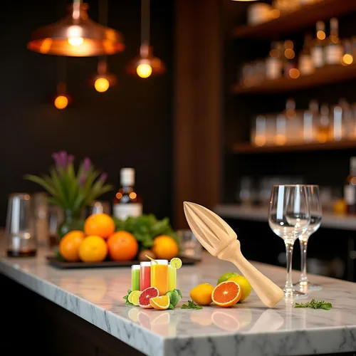 Miniatura 5 de Escariador de cítricos de madera, exprimidor de limón cítrico a mano, exprimidor de frutas portátil, herramienta de jugo de cocina, escariador
