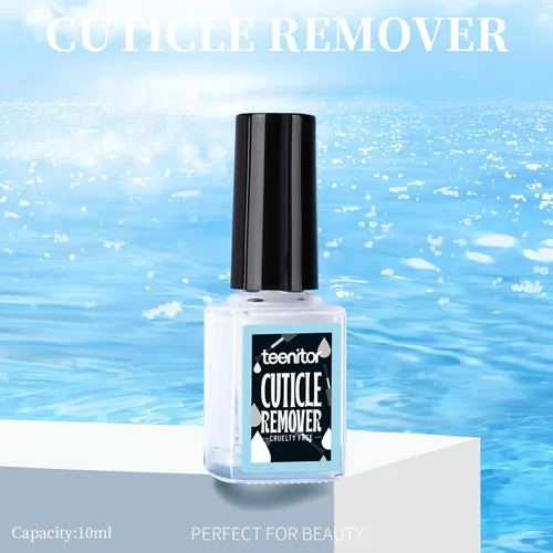 Miniatura 3 de Teenitor Kit removedor de cutículas con removedor de cutículas, aceite de lima de uñas, pulidor de cutículas, empujador de cutículas, raspador