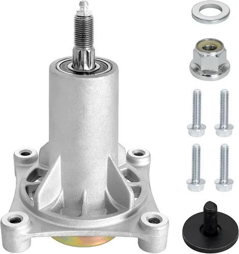 Miniatura 9 de Paquete de 2 conjuntos de husillo 187292 para Craftsman Hus qvarna A riens Pou-LAN Pro, 587819701 Conjunto de mandril para cortacéspedes de 42