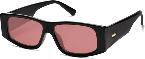Miniatura 30 de SOJOS Gafas de sol polarizadas rectangulares Y2K de moda para mujeres y hombres, gafas de sol rave de diseñador de moda SJ2228