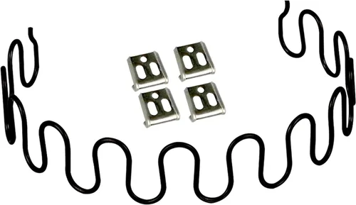 Miniatura 4 de Muelles de repuesto para sofá, 2 resortes de 22 pulgadas con 8 clips en S, kit de reparación de resortes de sofá de diámetro de alambre 4.0