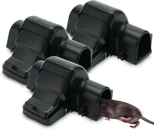 Miniatura 8 de Trampas para ratas UCatch para interiores y exteriores - 2 paquetes de trampa grande de doble entrada para interiores y exteriores para el hogar