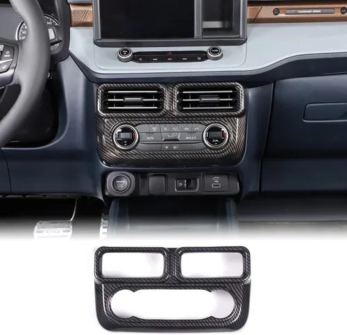 Miniatura 12 de Aunginsy Cubierta de salida de aire para consola central, compatible con Ford Maverick 2022-2024, control central de automóvil, panel de interruptor