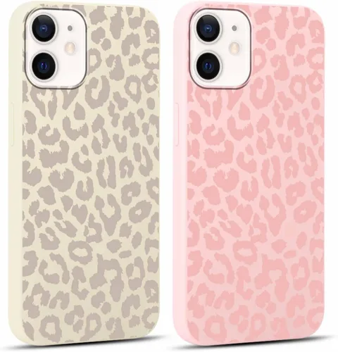 Miniatura 15 de Paquete de 2 Fundas de Teléfono Bonitas con Estampado de Guepardo para Apple iPhone 13 Pro Max de 6.7 Pulgadas, Fundas de Diseño