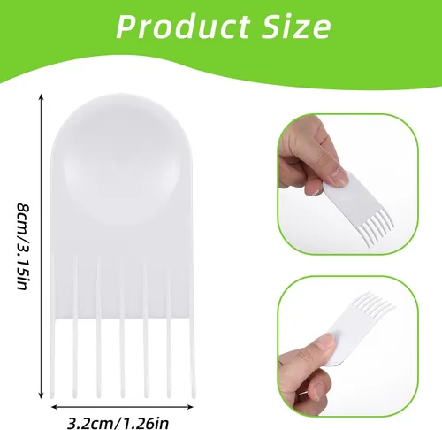 Miniatura 2 de 4 piezas de herramientas de limpieza para picador de verduras, herramienta de picador de cebolla para ensalada, cortador de frutas y verduras, peine