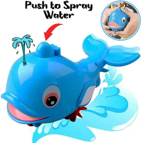 Miniatura 4 de 6 piezas de juguetes de baño de viento de natación - Animales marinos en la bañera Windup motorizados niños agua baño diversión
