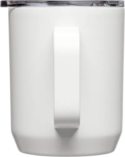 Miniatura 5 de CamelBak Horizon - Taza de campamento de 12 onzas, acero inoxidable aislado, tapa trimodo, color blanco