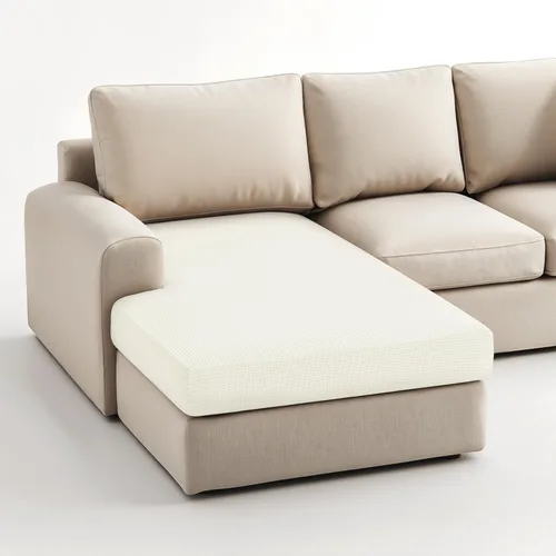 Miniatura 116 de Hokway Fundas de cojín elásticas para sofá Fundas de cojín para sofá Fundas de cojín de asiento de sofá Funda protectora de cojín(Chocolate, Mediano)