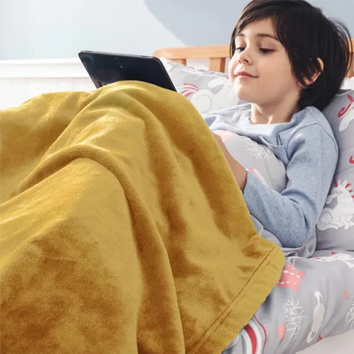 Miniatura 2 de Bedsure GentleSoft Bedding - Manta de vellón para niñas y niños, suave, acogedora y bonita, manta pequeña para viajes, 43 x 55 pulgadas