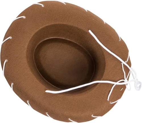 Miniatura 2 de Sombrero de vaquero Century Novelty de fieltro para niños, marrón