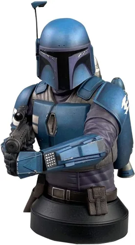 Miniatura 3 de DST Showcase Star Wars Mandalorian Deathwatch Bust, 7 pulgadas