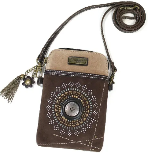 Chala Bolso cruzado para teléfono celular bolso de lona y piel sintética multicolor con correa ajustable para mujer Varios colores