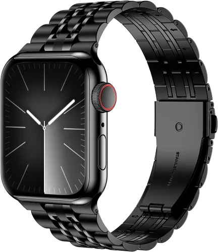 Miniatura 2 de iiteeology Compatible con correas de Apple Watch de 1.811 in/1.929 in/1.772 in/1.732 in/1.654 in/1.614 in/1.575 in, pulsera de eslabones de acero