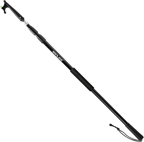 Miniatura 8 de SANLIKE Telescopic Fiberglass Boat Hook with Non-Slip Plastic Hand Grips for Docking