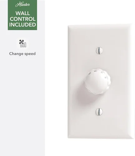 Miniatura 4 de Hunter - Ventilador de techo de 44 pulgadas para interiores sin luz - Ventilador de techo moderno sin luz, 3 aspas, montaje estándar