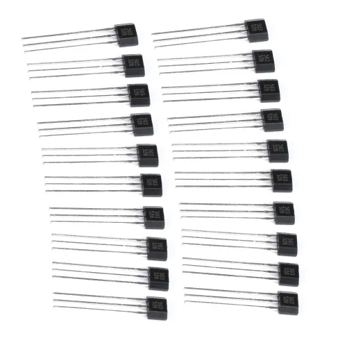 Miniatura 5 de 40PCS A3144 3144 Sensor de efecto Hall Detector magnético 3Pins A3144 TO-92UA Sensor Hall para Arduino Sensor de efecto Hall A3144 3144