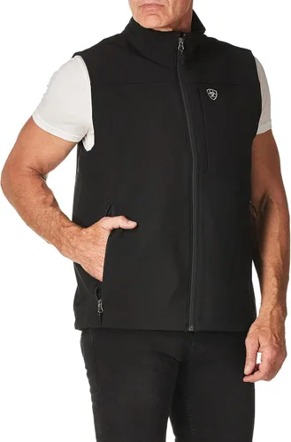 Miniatura 3 de ARIAT Chaleco Vernon 2.0 Softshell para hombre, Negro