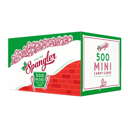 Miniatura 2 de Spangler Bastones de caramelo de cereza multicolores, rayas rojas, verdes, amarillas y azules, sabor a cereza, sin gluten, OU Kosher, 144 bastones