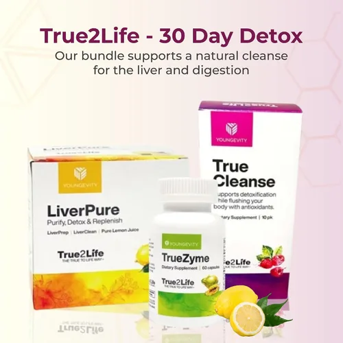 Miniatura 2 de Youngevity Desintoxicación de 30 días - Hígado, intestino, digestión definitiva - Más de 30 frutas, hierbas y cofactores patentados - Limpieza