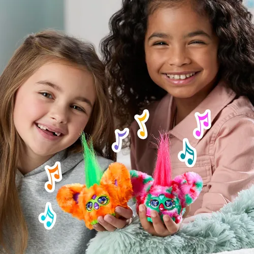 Miniatura 12 de FURBY Furblets - Paquete de 2 mini amigos navideños Pep-Mint & Sno-Flay, juguetes electrónicos de peluche para niñas y niños de 6 años en adelante
