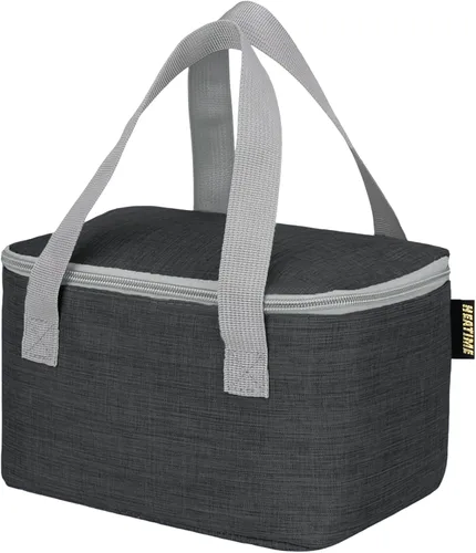 Miniatura 7 de Bolsa de almuerzo de 6 latas/4L para hombres y mujeres, caja de almuerzo cuadrada, pequeña bolsa enfriadora, bolsa térmica aislada suave plegable