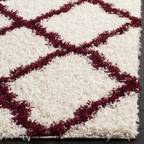 Miniatura 70 de Safavieh - Dallas Shag Collection SGD257A - Alfombra de área con diseño de enrejado de 10 x 14 pies