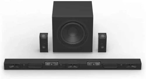 Miniatura 2 de VIZIO 5.1.4 Barra de sonido premium con Dolby Atmos, DTS Virtual:X, subwoofer inalámbrico, altavoces envolventes traseros, Bluetooth, compatible