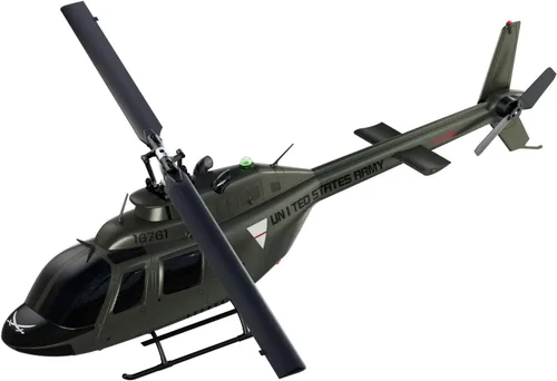 Helicóptero RC simulado ultra alto, modelo a escala 27:1, helicóptero de control remoto coleccionable con vuelo automático para adultos,