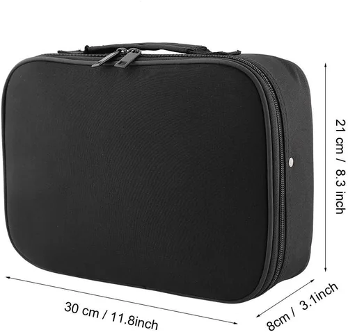 Miniatura 6 de Herramientas de peluquería Almacenamiento Estuche de transporte, Profesional Multifuncional Peluquero Peluquero Diseñador Bolsa de Sesión Cosméticos